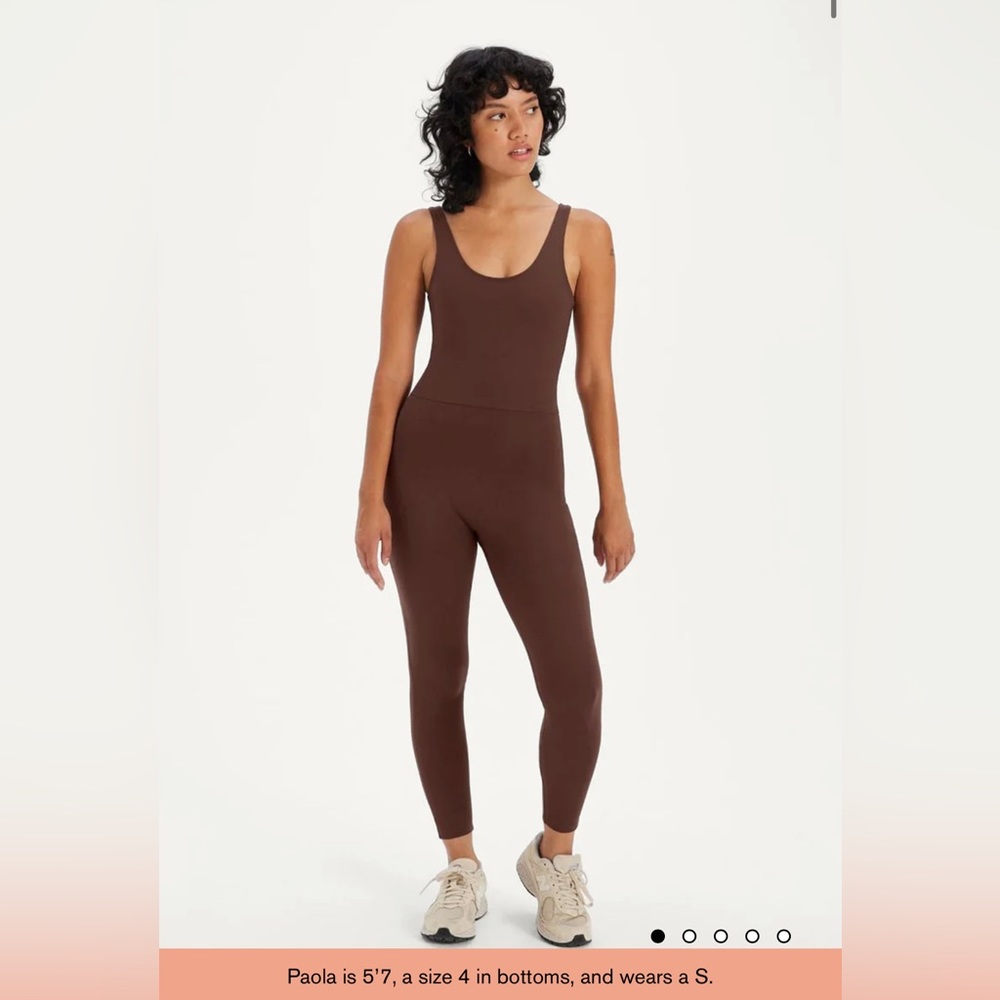 Girlfriend Collective Brown Jumpsuit